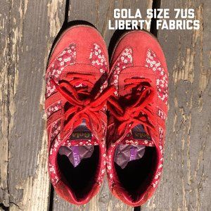 Gola Bullet Style Sneakers in Liberty Fabric